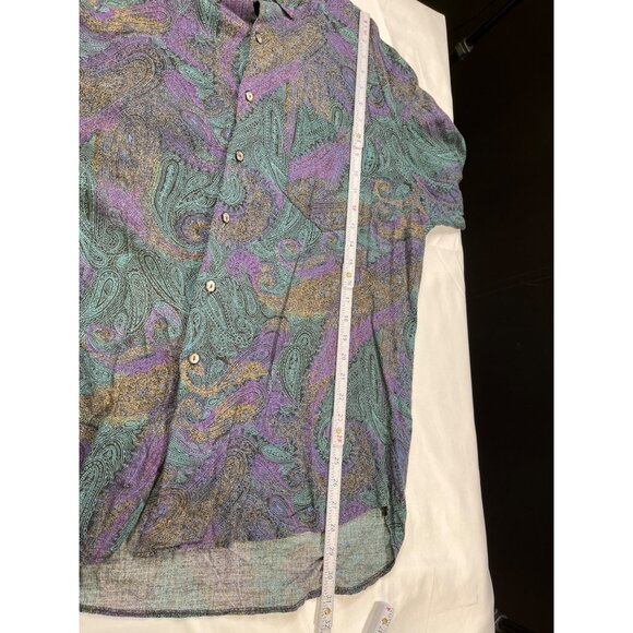 Stefano Man SKU 7660 Paisley Pattern Long Sleeve Multicolor Size XL - Picture 5 of 10